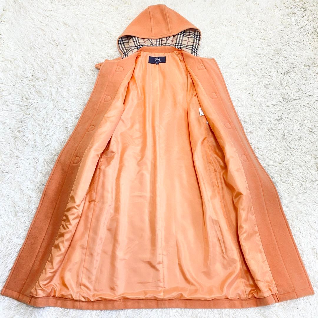 【極美品・希少カラー】バーバリーロンドン ダッフルコート ロング丈 ノバチェック