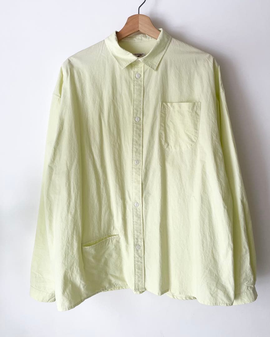 トップス NOROLL NORMAL SHIRT LIME