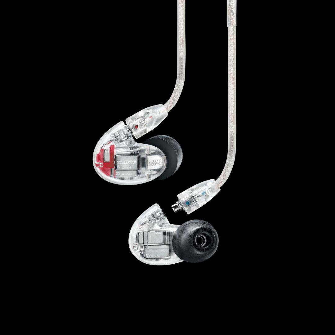 【美品】SHURE SE846-CL-A プロ愛用 高解像度イヤホン