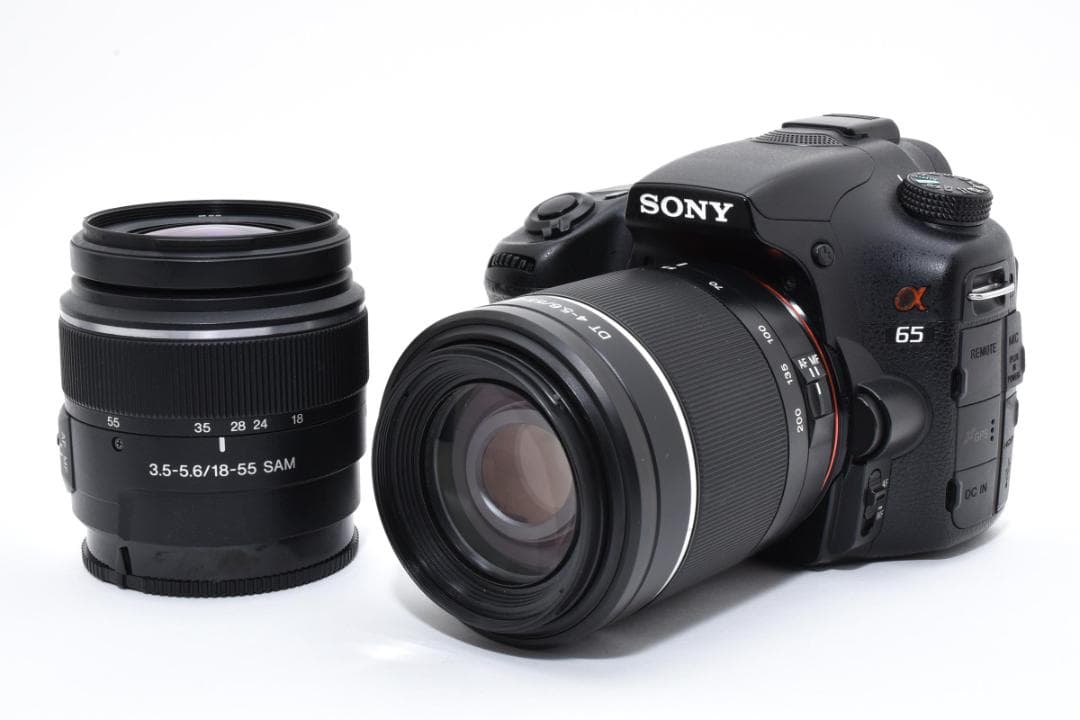 ■ 美品 ■ ソニー SONY α65 SLT-A65V Wズームレンズセット