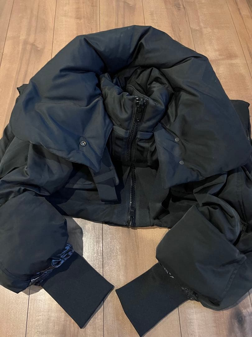 UNIQLO+J ハイブリッドダウンショートコート　BLACK