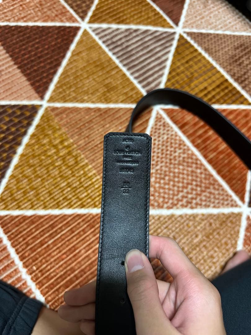 LOUIS VUITTON ベルト シルバー　80