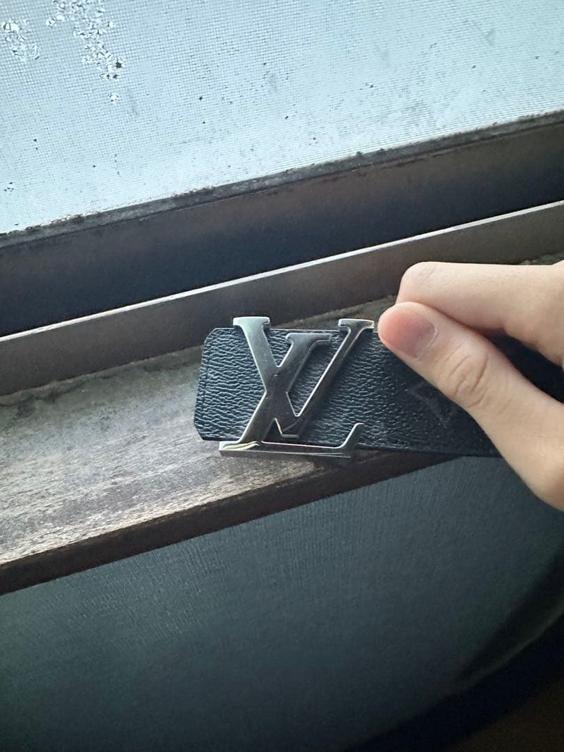 LOUIS VUITTON ベルト シルバー　80