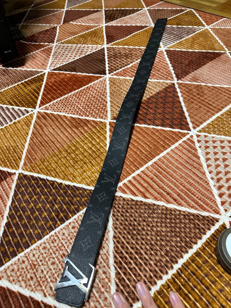 LOUIS VUITTON ベルト シルバー　80