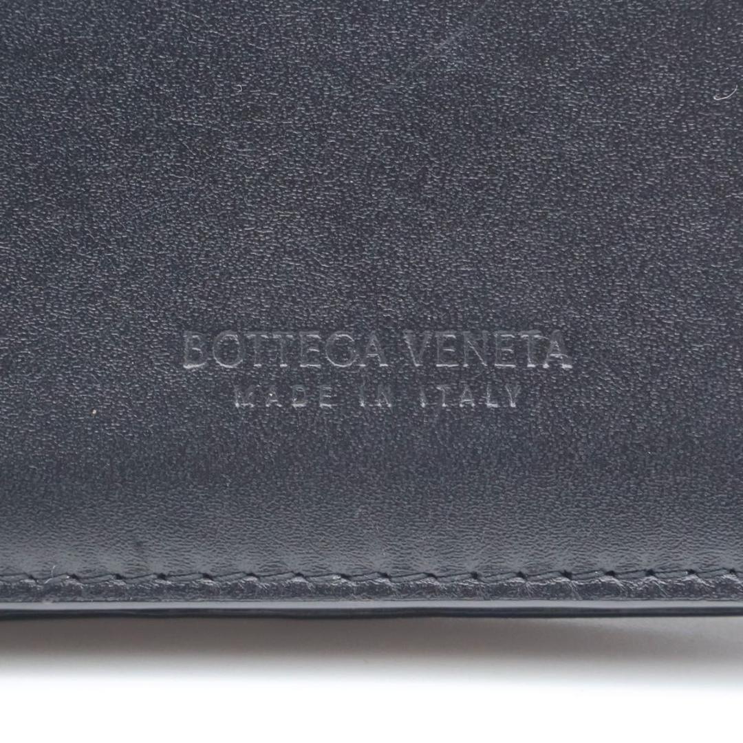 【極美品】BOTTEGA VENETA 名刺入れ　イントレチャート　黒
