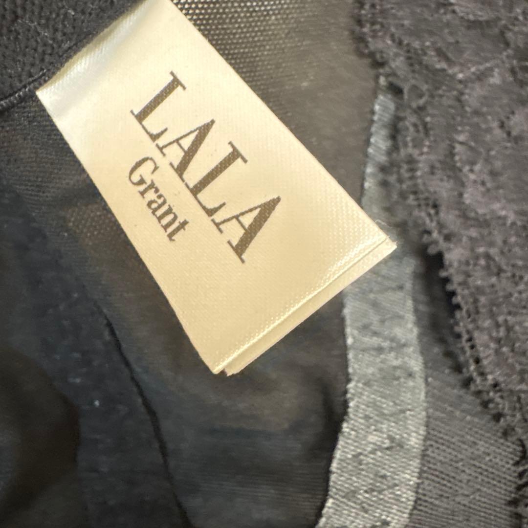 LALA Grant ブラックボディスーツ 75M
