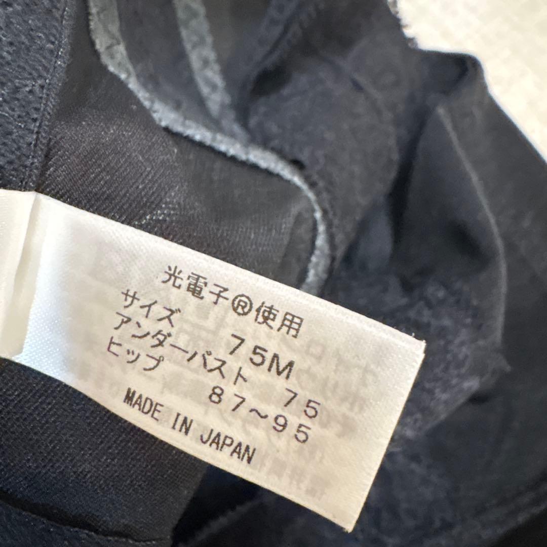 LALA Grant ブラックボディスーツ 75M