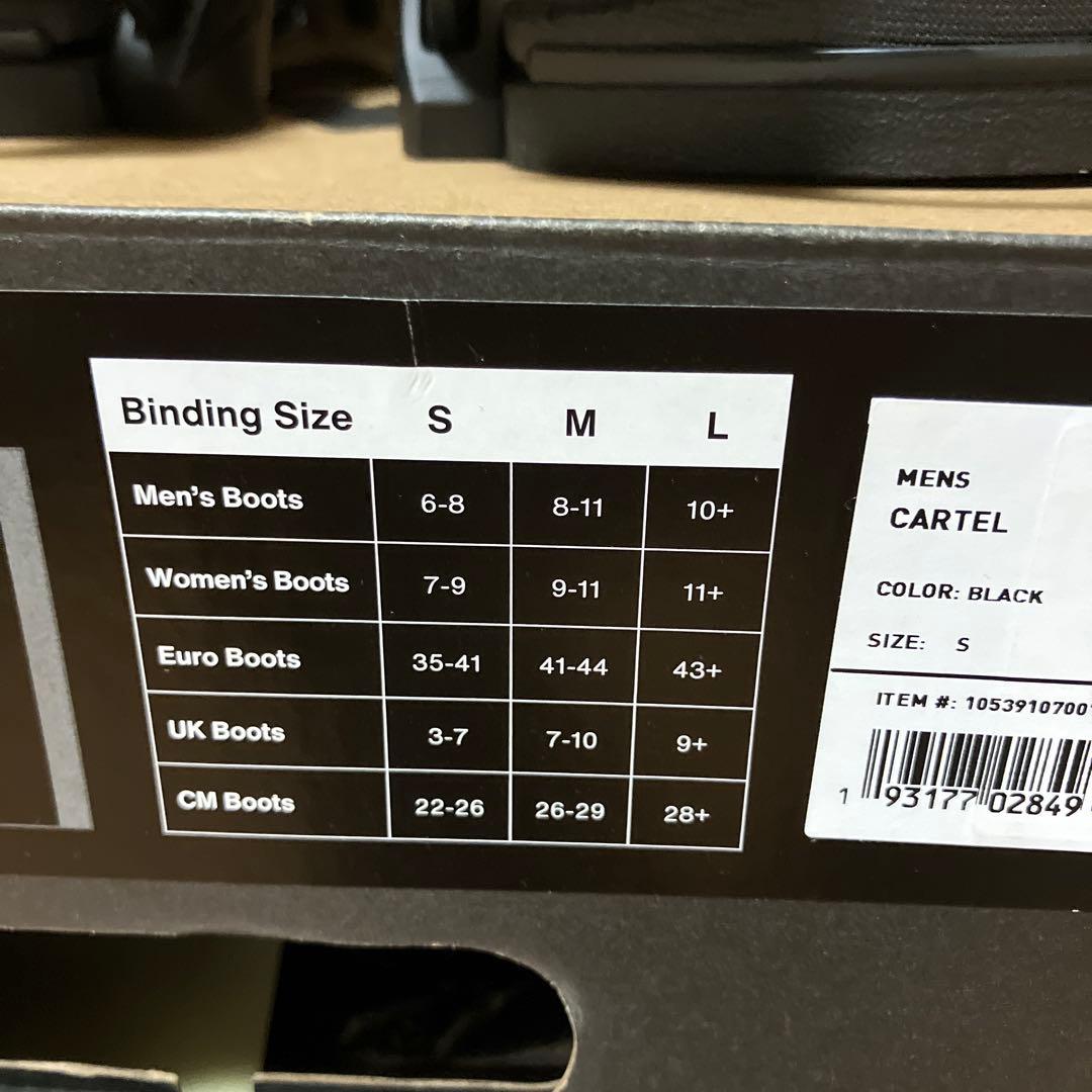 Burton Cartel スノーボード ビンディング　Sサイズ　美品