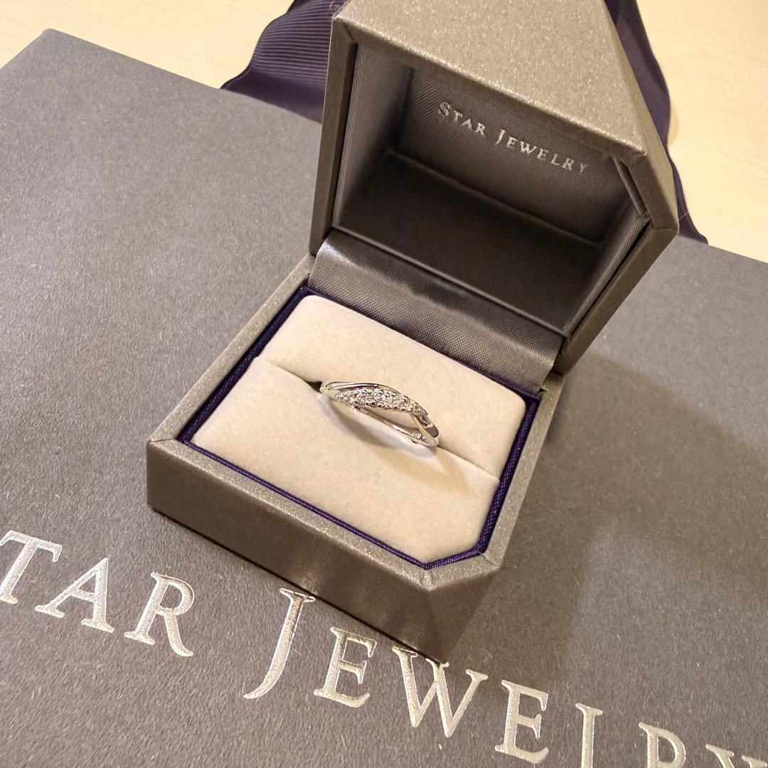 新品✨　スタージュエリー　指輪　ダイヤモンド　定価9万❗️