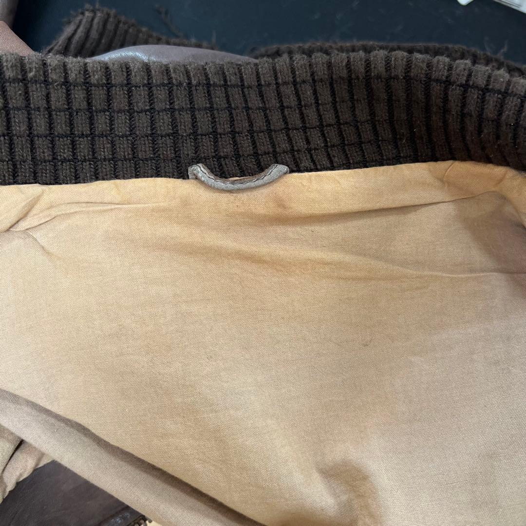 GIORGIO BRATO ビンテージ加工 ラムレザージャケット 48