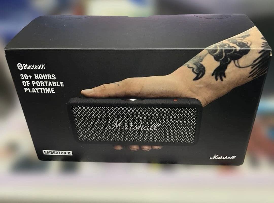 Marshall Emberton II ワイヤレススピーカー ブラック&ブラス