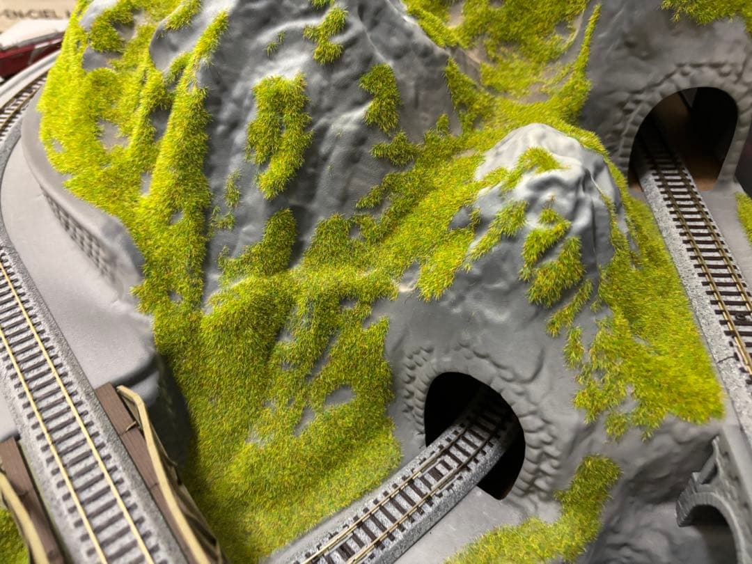 最終価格KATO Nゲージ　アルプスの氷河特急デスクトップレイアウト