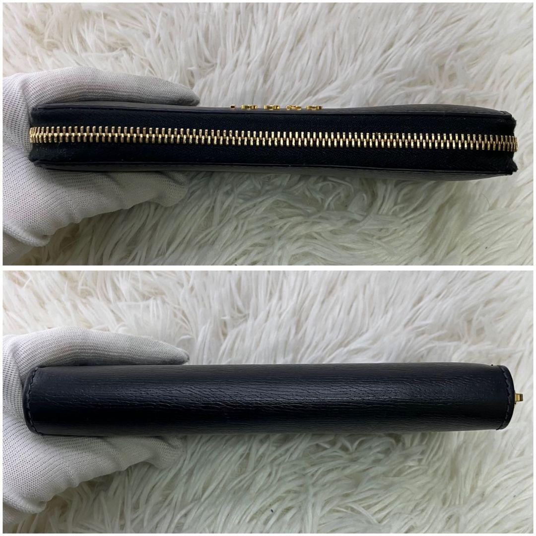 【ニコイチ様】現行　GUCCI スクリプト　ジップアラウンドウォレット