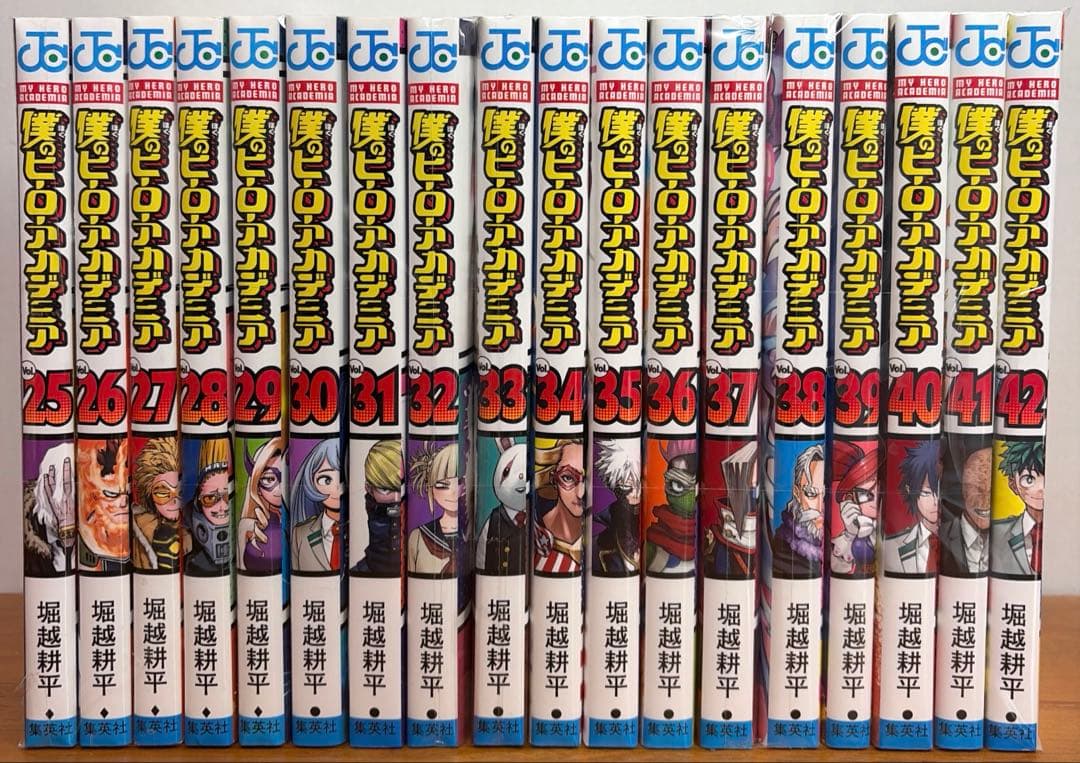 【全巻】僕のヒーローアカデミア 全42巻＋関連本3冊セット　漫画　ヒロアカ　完結
