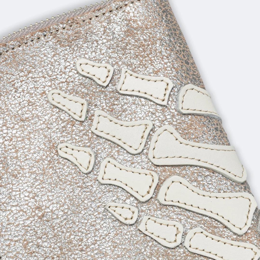 kapital レザー THUMBS UP BONE ネックBAG シルバー