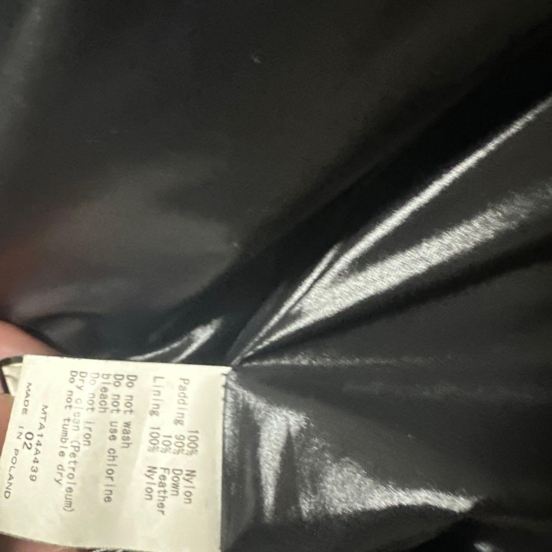 TATRAS フード付き ブラックダウンジャケット