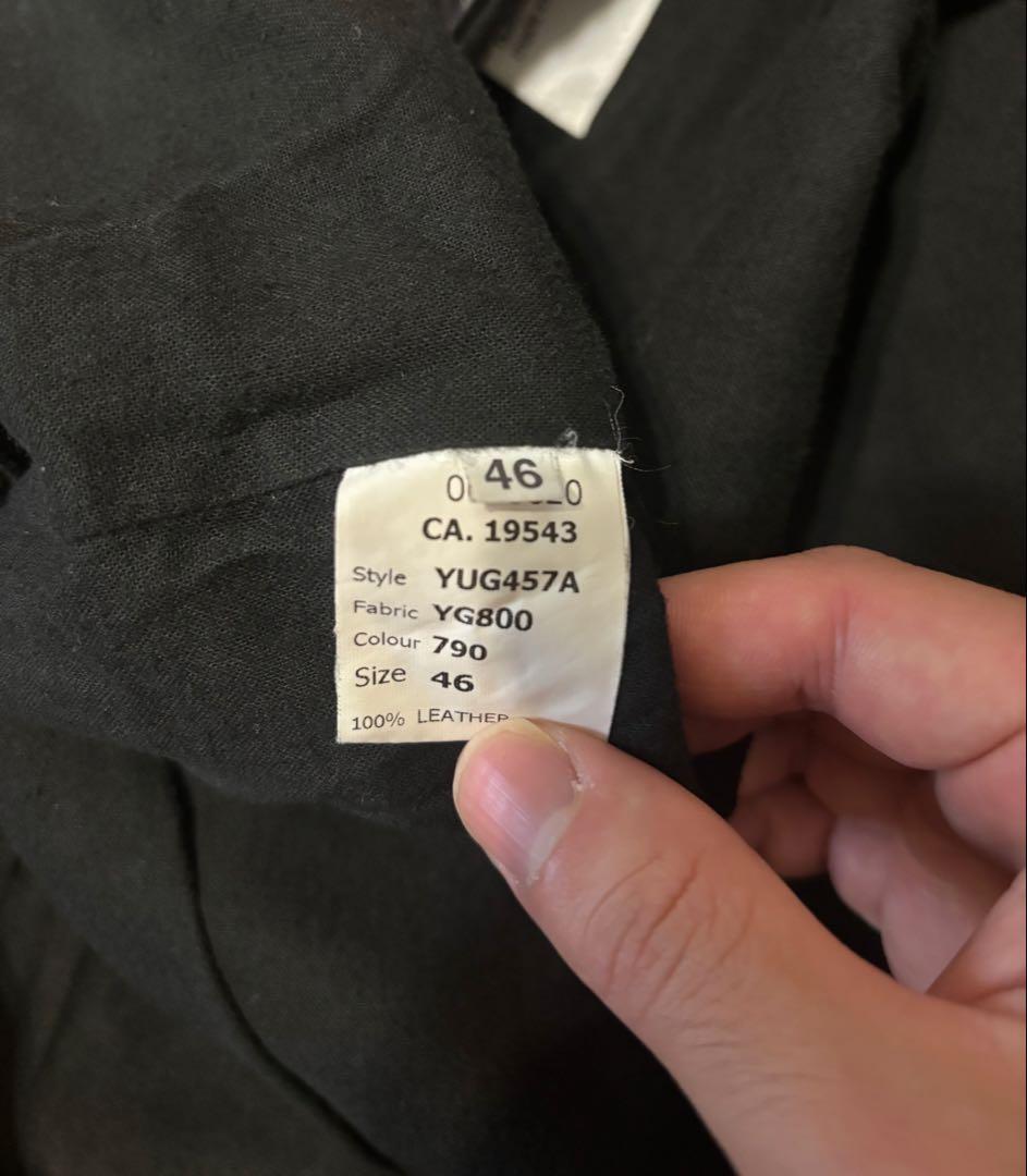 hussein chalayan 03aw レザーベスト