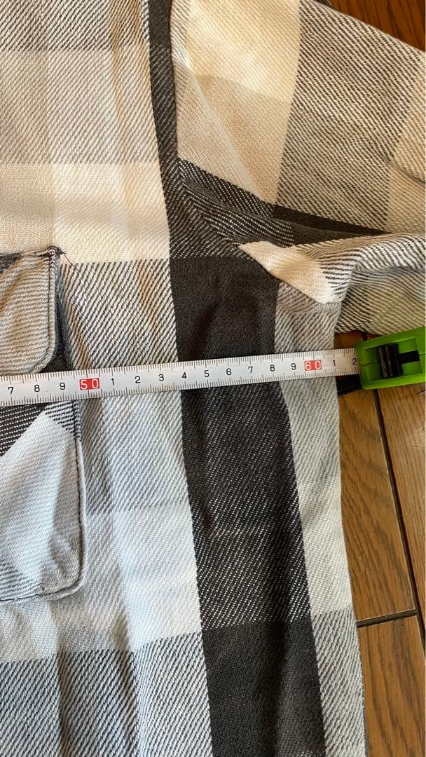 70's〜 FIVE BROTHER ファイブブラザー 白黒チェック ネルシャツ