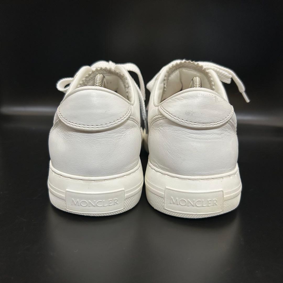 【極美品】モンクレール ローカットスニーカー NEW MONACO メンズ 白