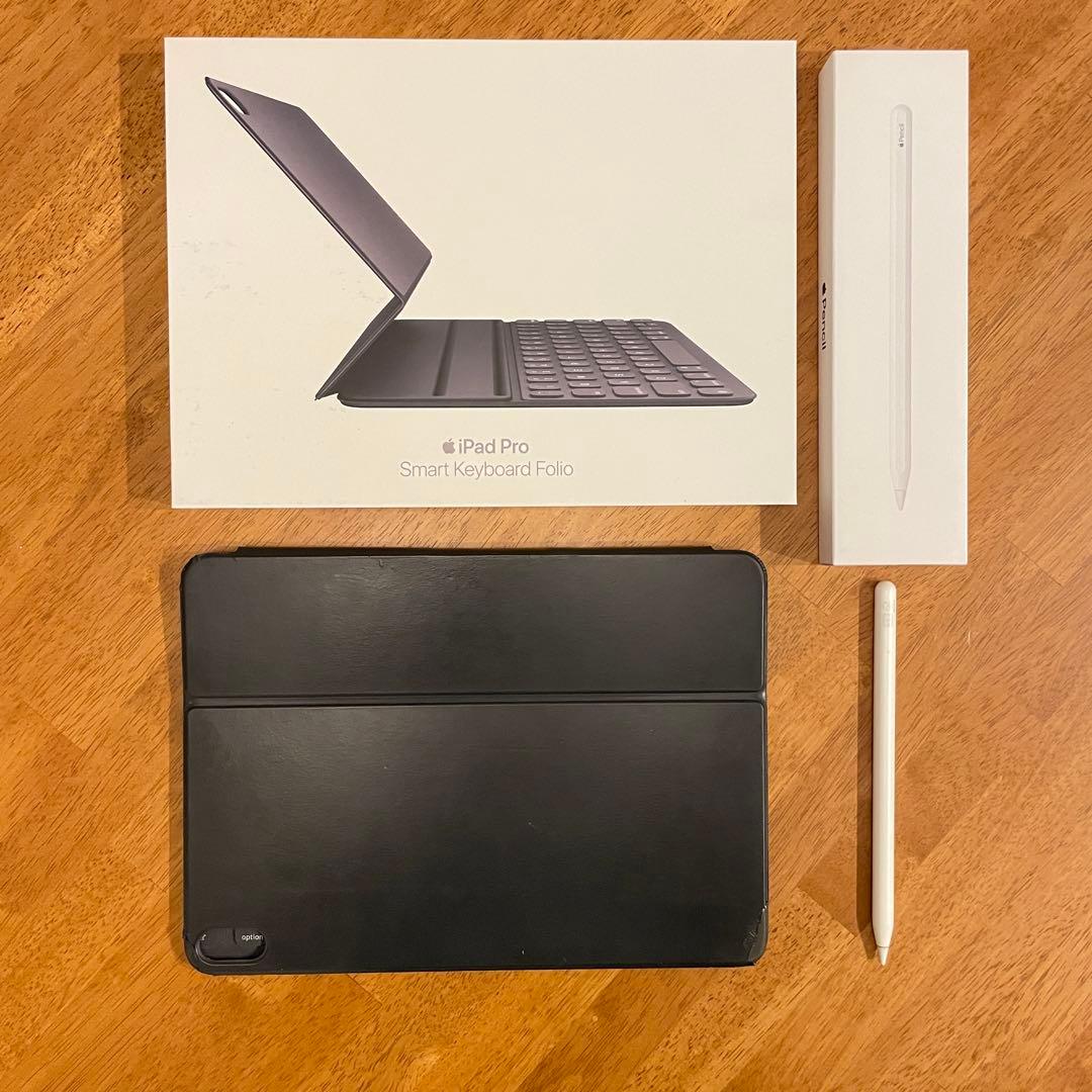 Apple Pencil 第2世代/Smart Keyboard Folio