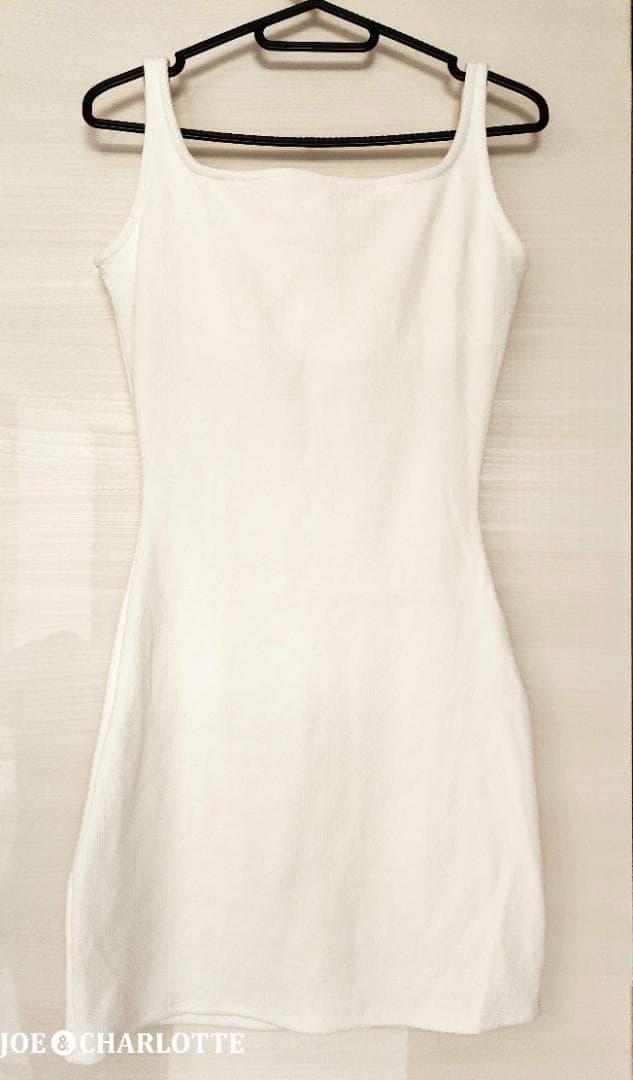 ダーリッチ darich シェイプリブカットミニワンピース ホワイト FL