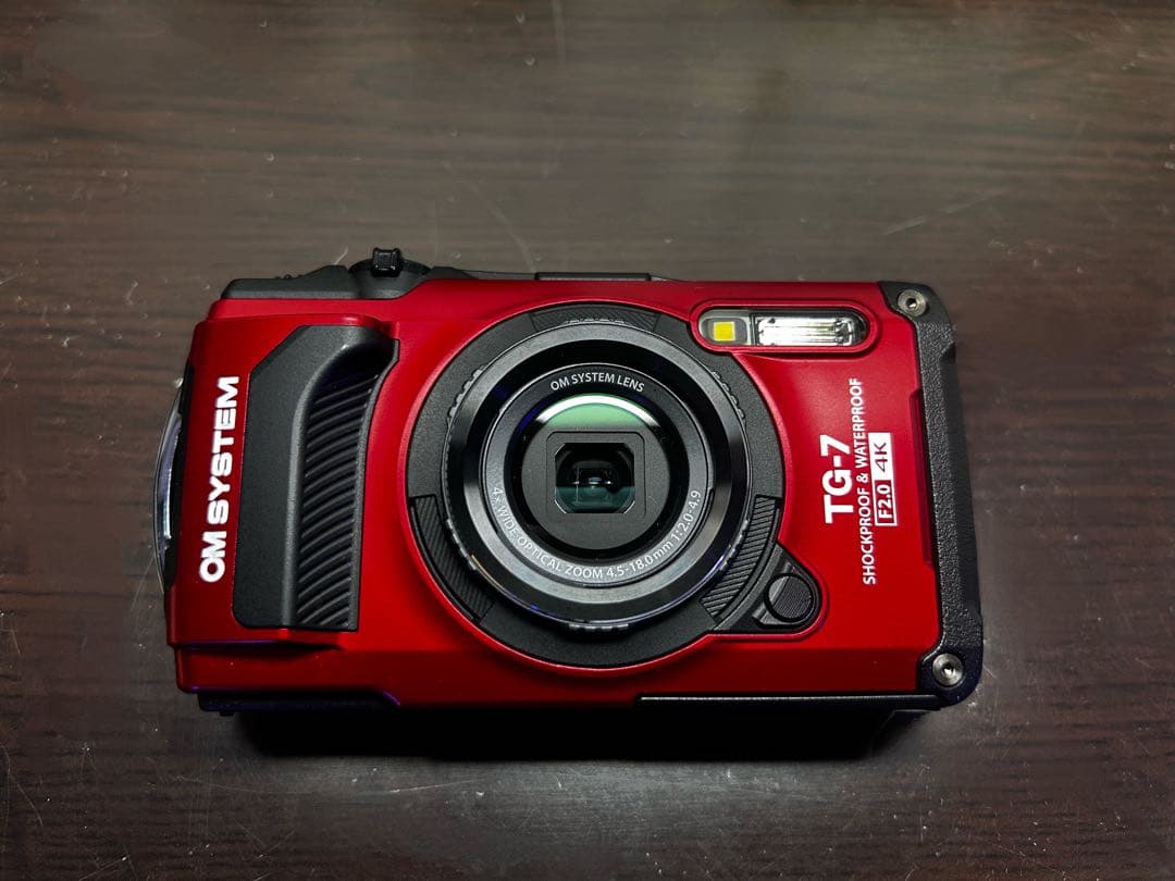 OM SYSTEM デジカメTough TG-7 RED レッド