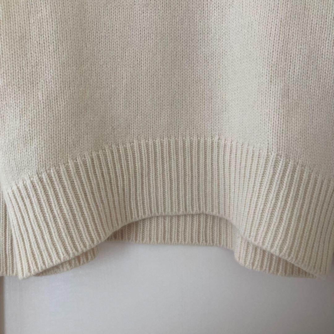 ギャルリーヴィー GALERIE VIE ファインウール ハイネックプルオーバー