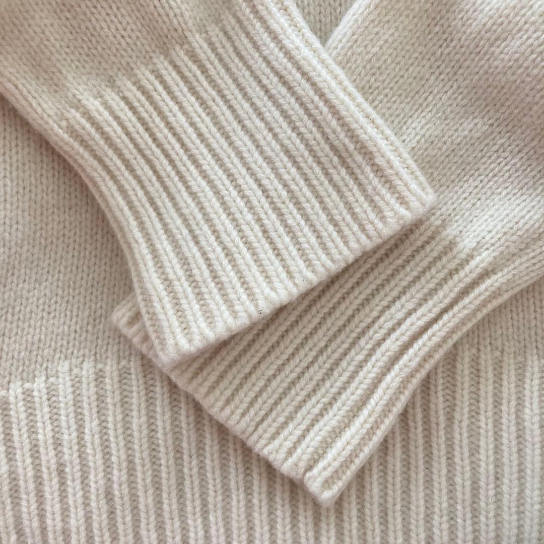 ギャルリーヴィー GALERIE VIE ファインウール ハイネックプルオーバー