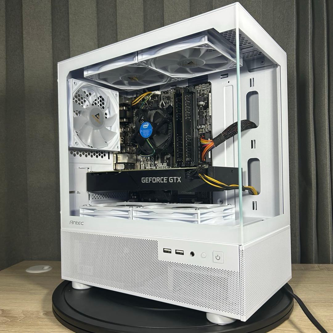 白 ゲーミングPC i7 6700 GTX1660ti FPS快適プレイ可能