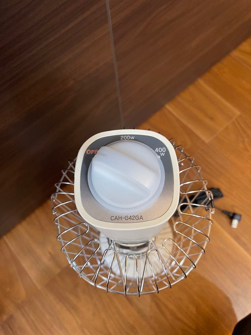 Aladdin 遠赤グラファイトヒーター 電気ストーブ CAH-G42AG 白