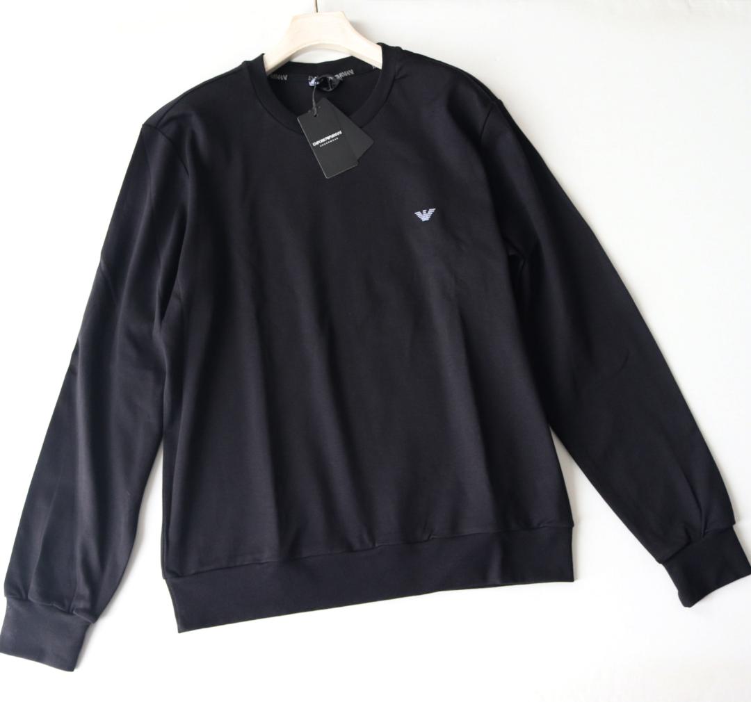 新品【エンポリオアルマーニ】上下セットトレーナー ジョガーパンツ 黒 M(L)