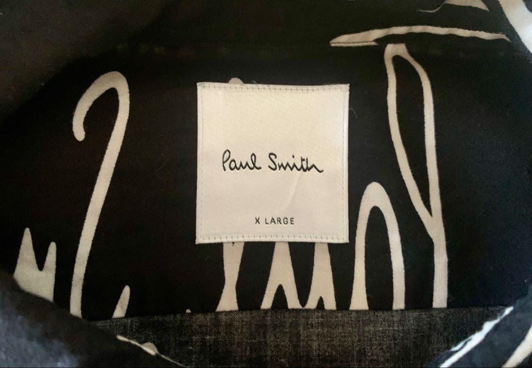 美品　ポールスミス ロゴ　長袖シャツ