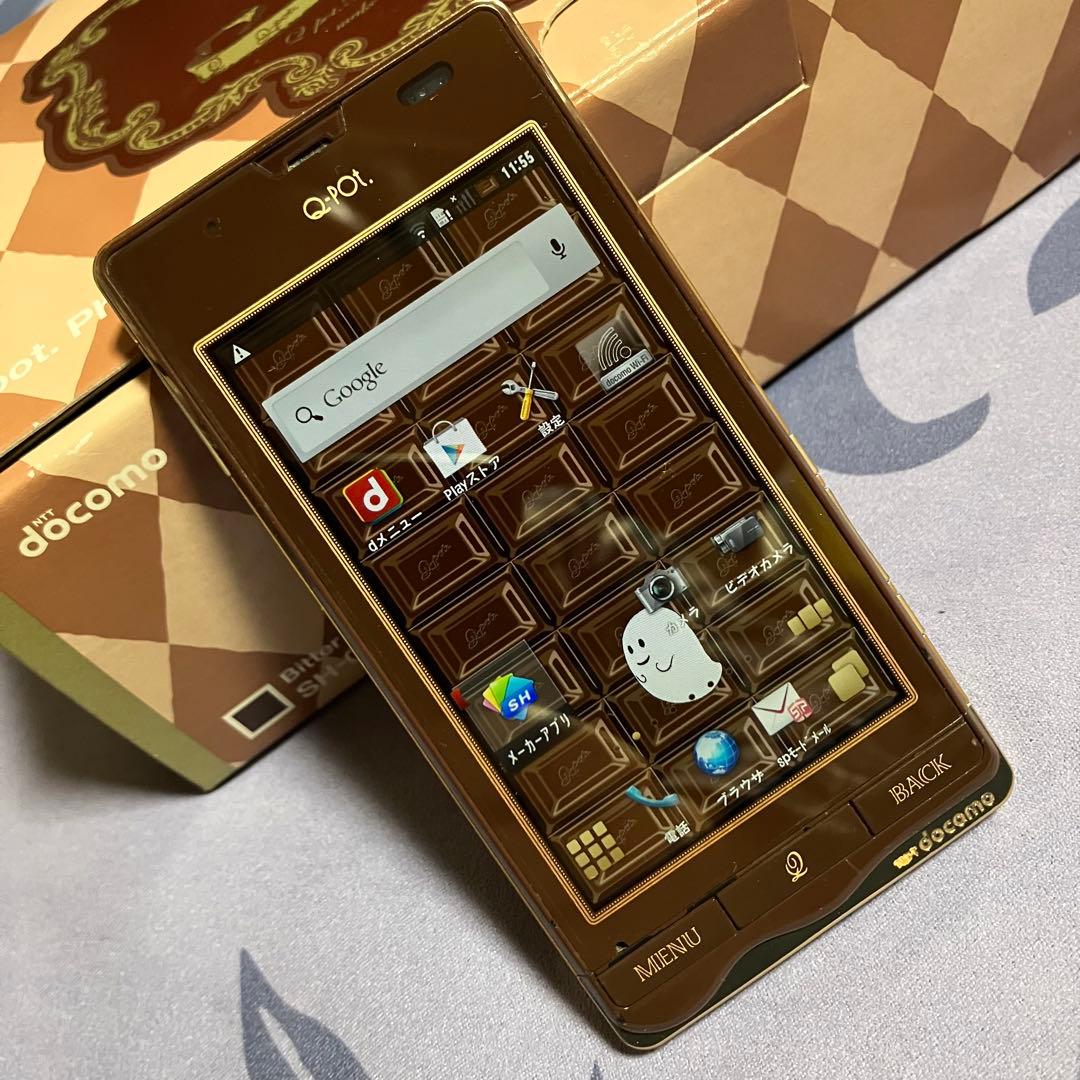 Q-pot Phone SH-04D 板チョコスマホ