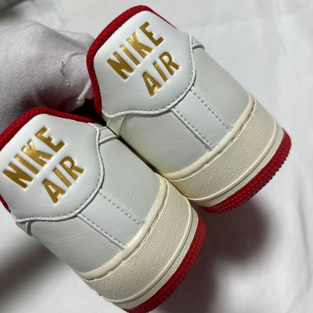 新品　NIKE AIR FORCE1'07 レッド　ホワイト