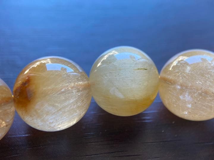 高品質美品No:1109 サゲニティッククォーツ然石早い者勝ブレスレット