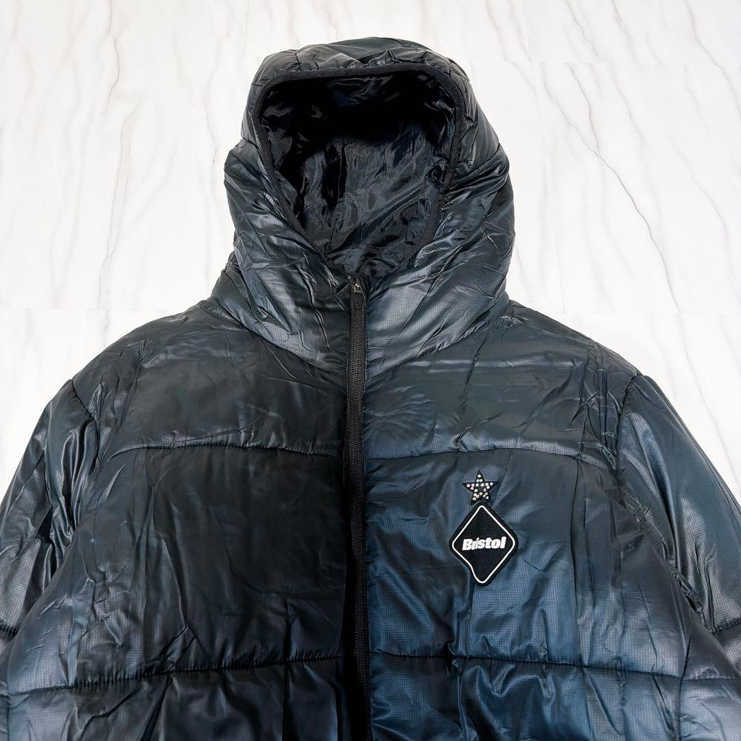 F.C.R.B×NIKE ダウンジャケット フード 中綿 ブラック Lサイズ