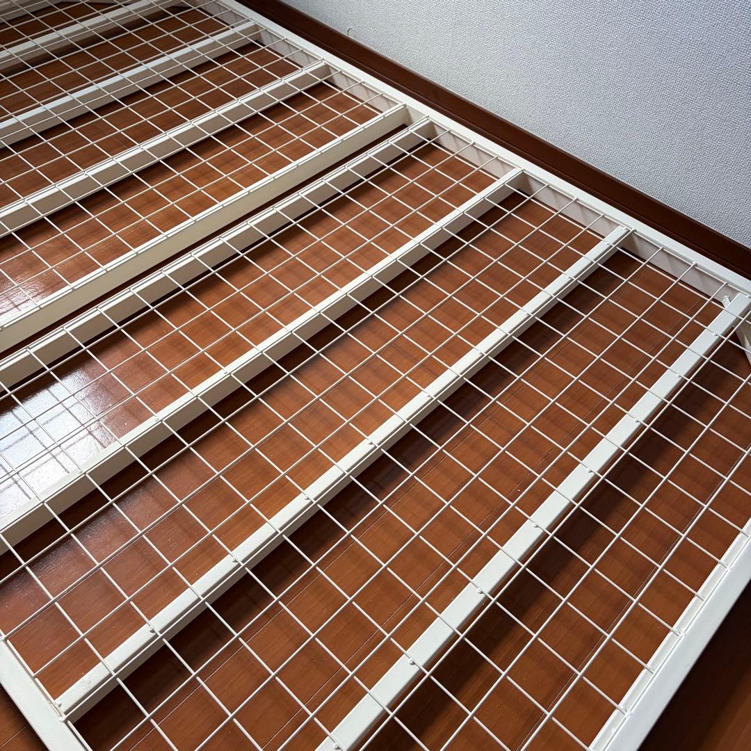 無印良品スチールベッドフレーム　セミダブル