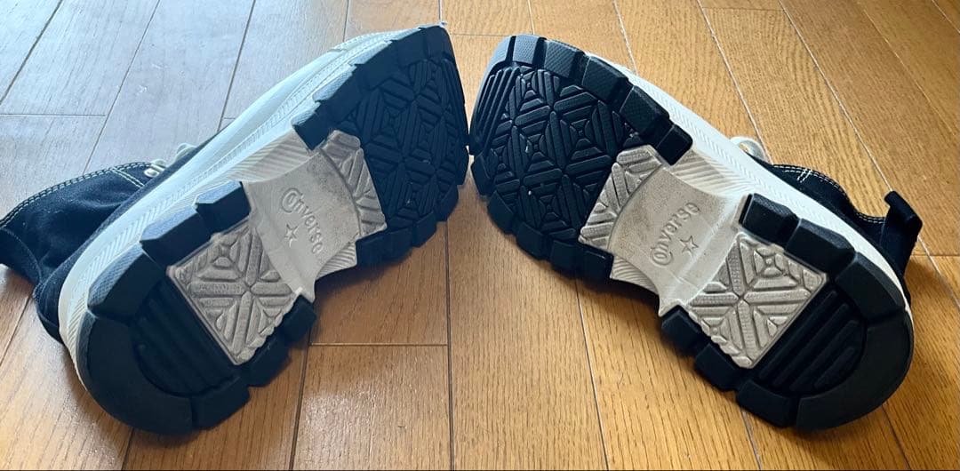 CONVERSE オールスター 厚底 5cm 26cm ブラック ハイカット