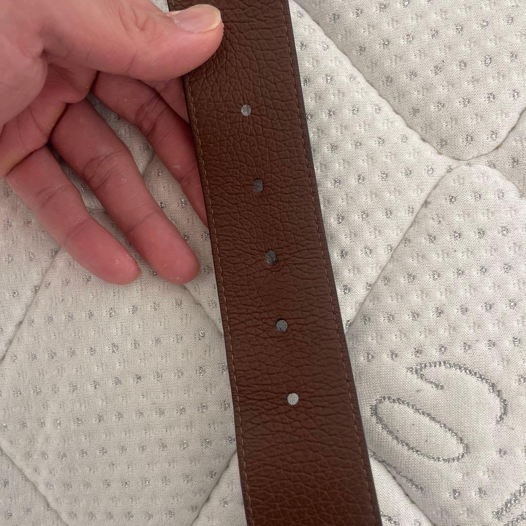 Louis Vuitton ブラウンレザーベルト