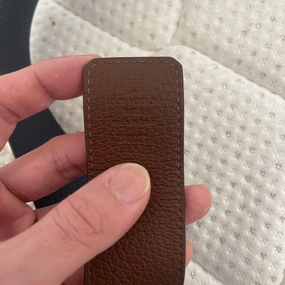 Louis Vuitton ブラウンレザーベルト