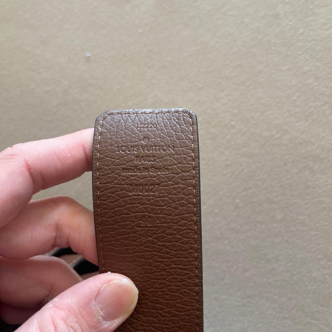 Louis Vuitton ブラウンレザーベルト