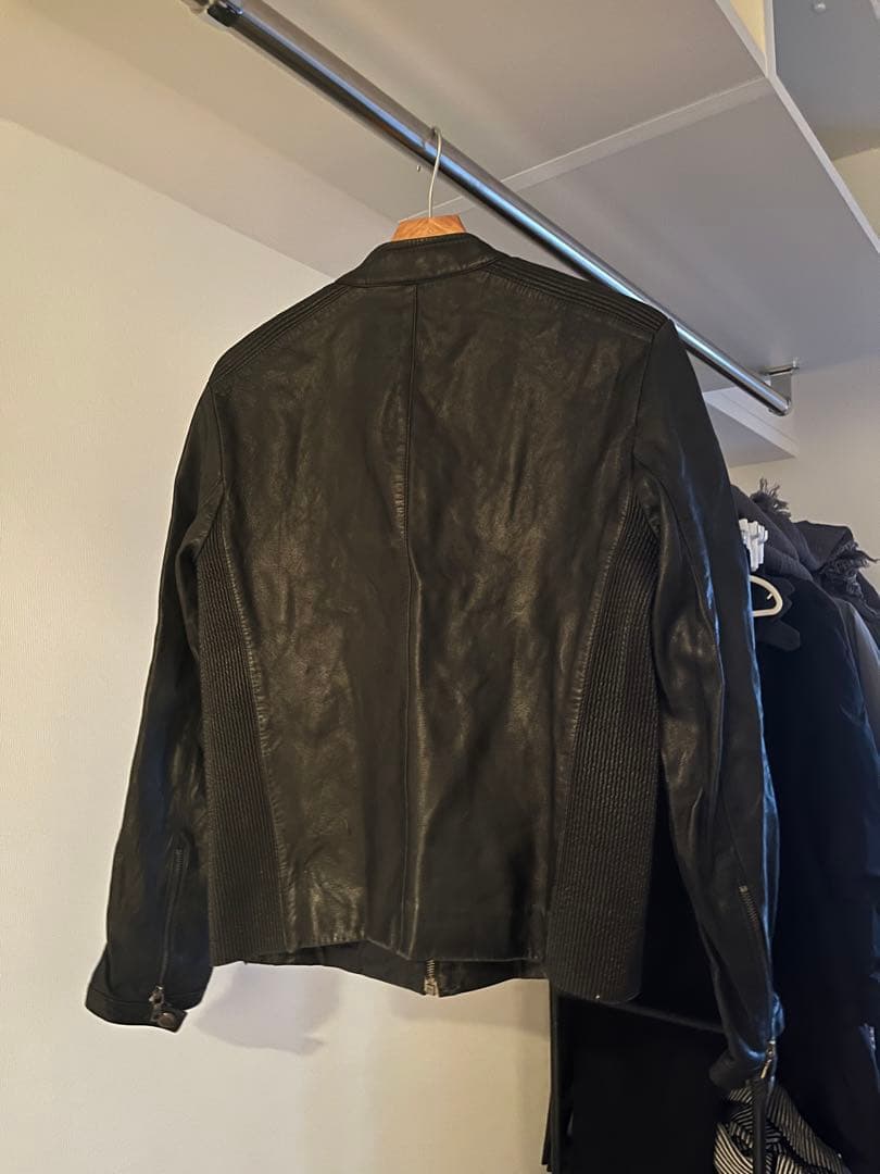 PRADA 2009年 ライダースジャケット 本革 48