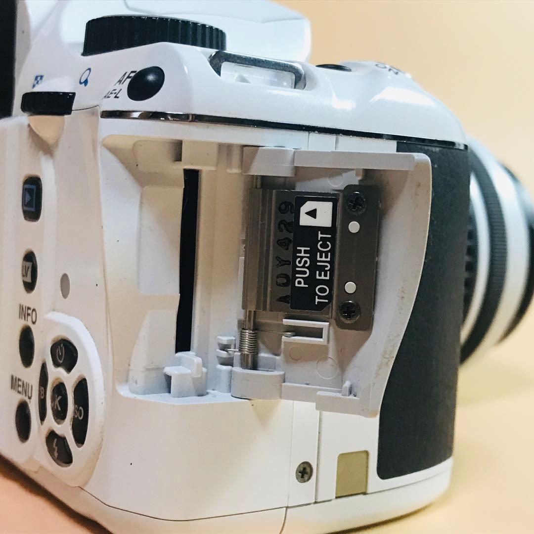 ペンタックス K-x 白　Wi-FiSDアダプター　電池付き