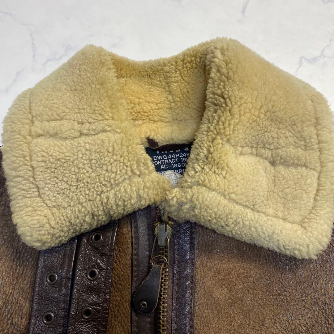 schottショット　B-3 フライトジャケット　40 リアルムートン　羊革