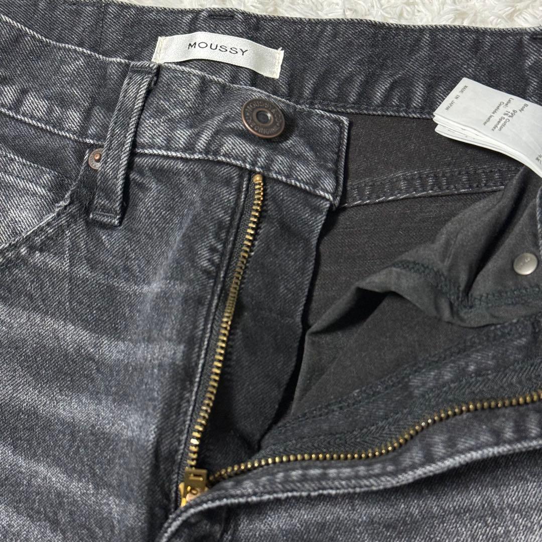 パンツ MOUSSY MVS FLARE BLACK DENIM 24