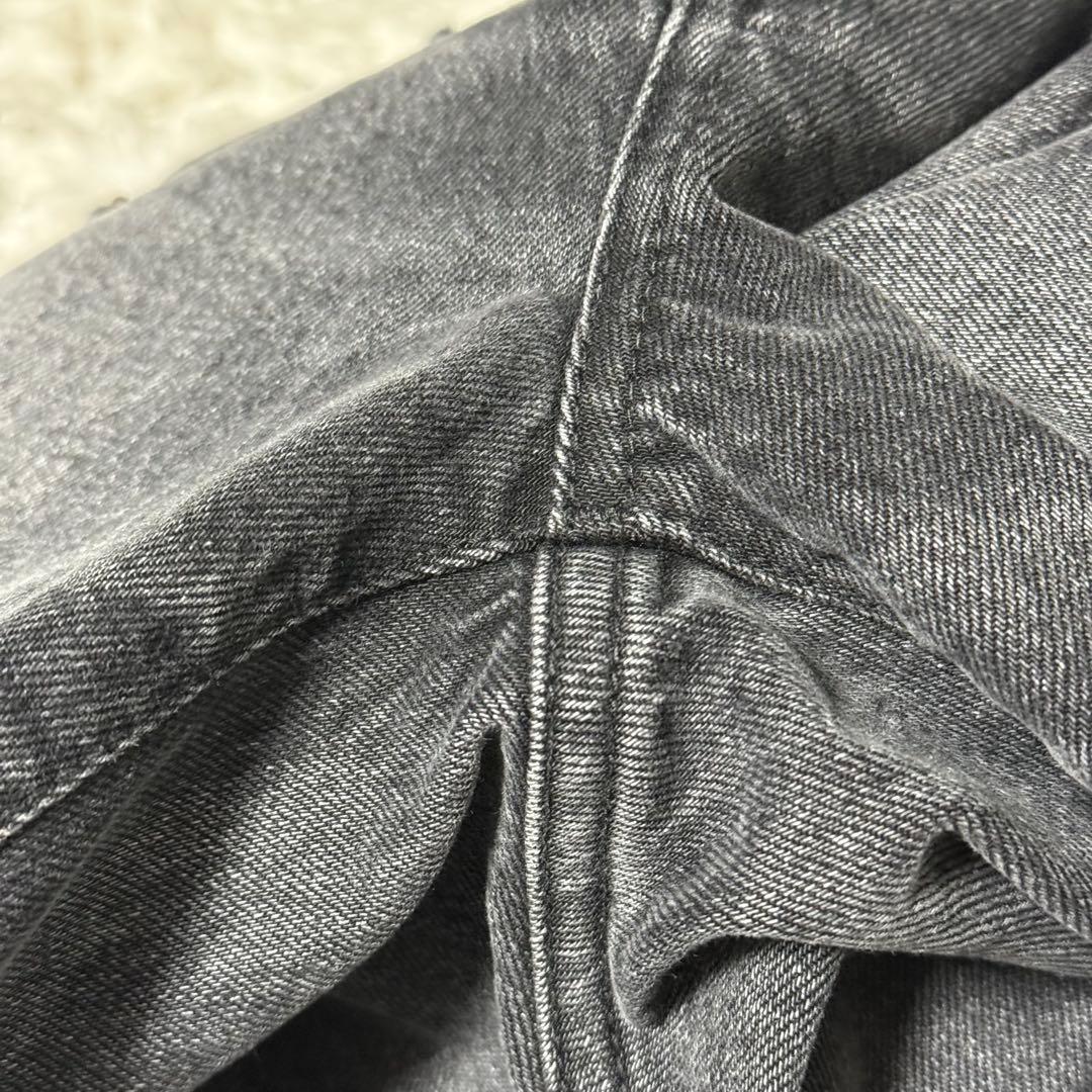 パンツ MOUSSY MVS FLARE BLACK DENIM 24