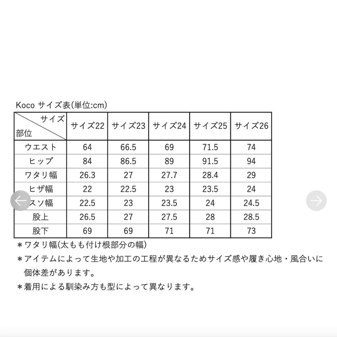SHISHIKUI Koco ブラック デニム 23
