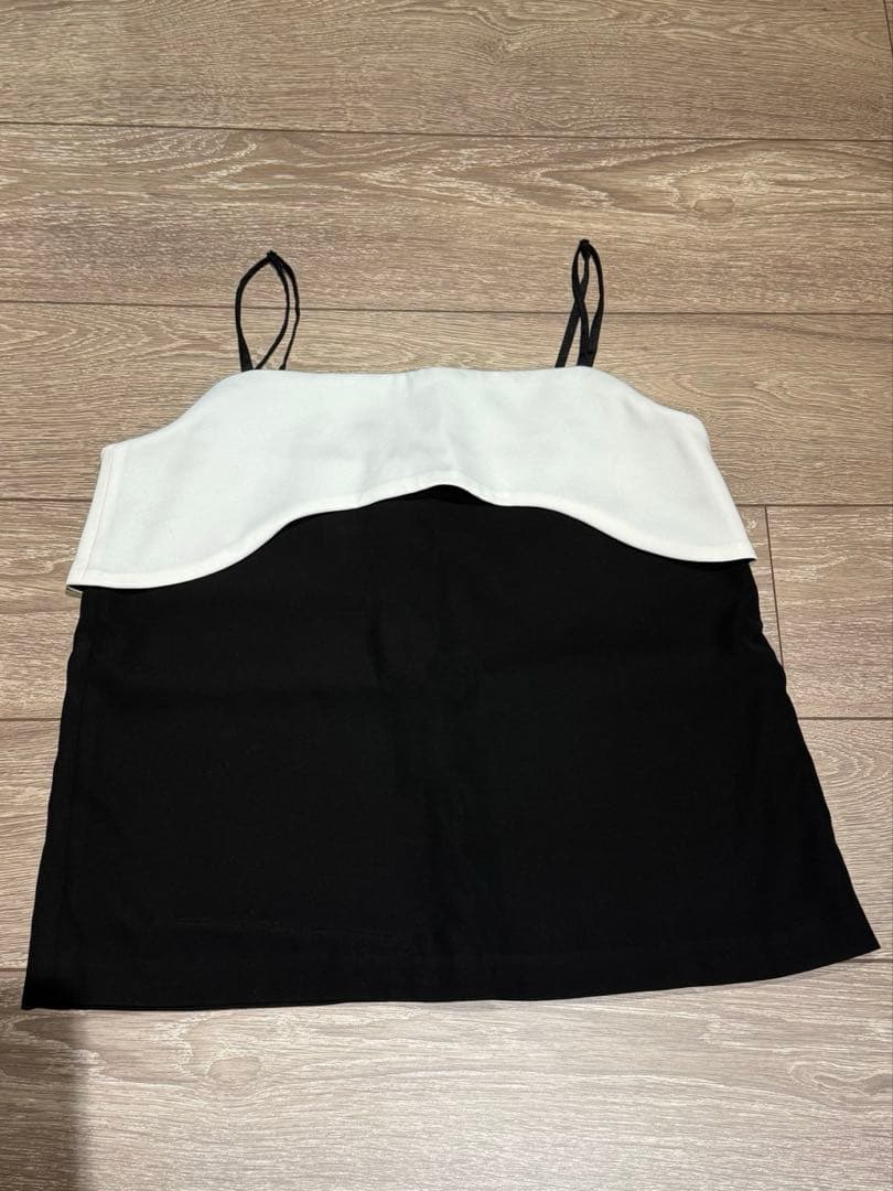 トップス borders at balcony / TWILL CAMI TOP