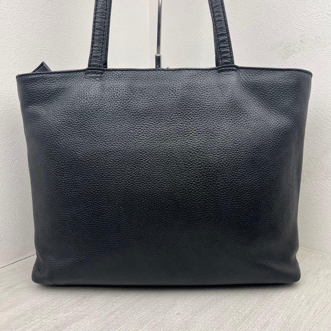 大人気✨ HushTug ハッシュタグ トートバッグ ブラック レザー ビジネス