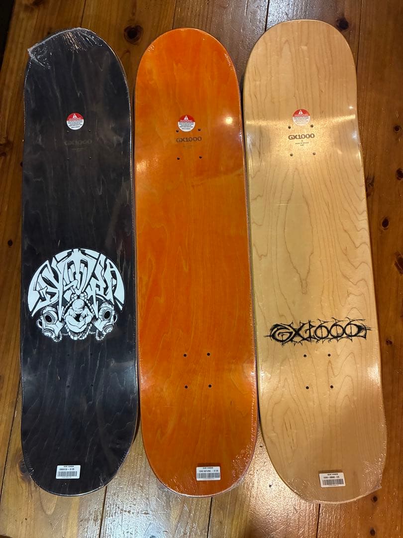 ディストピア　x GX1000 スケートボードデッキ 3枚セット